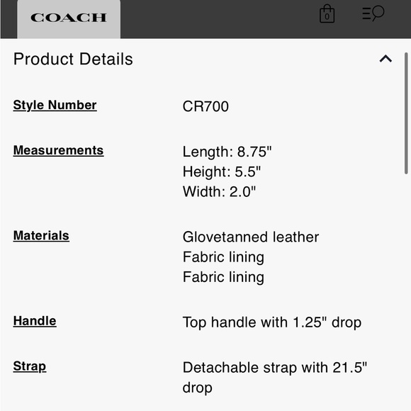 Coach Tabby Box Bag With Floral Print - Picture 14 of 14